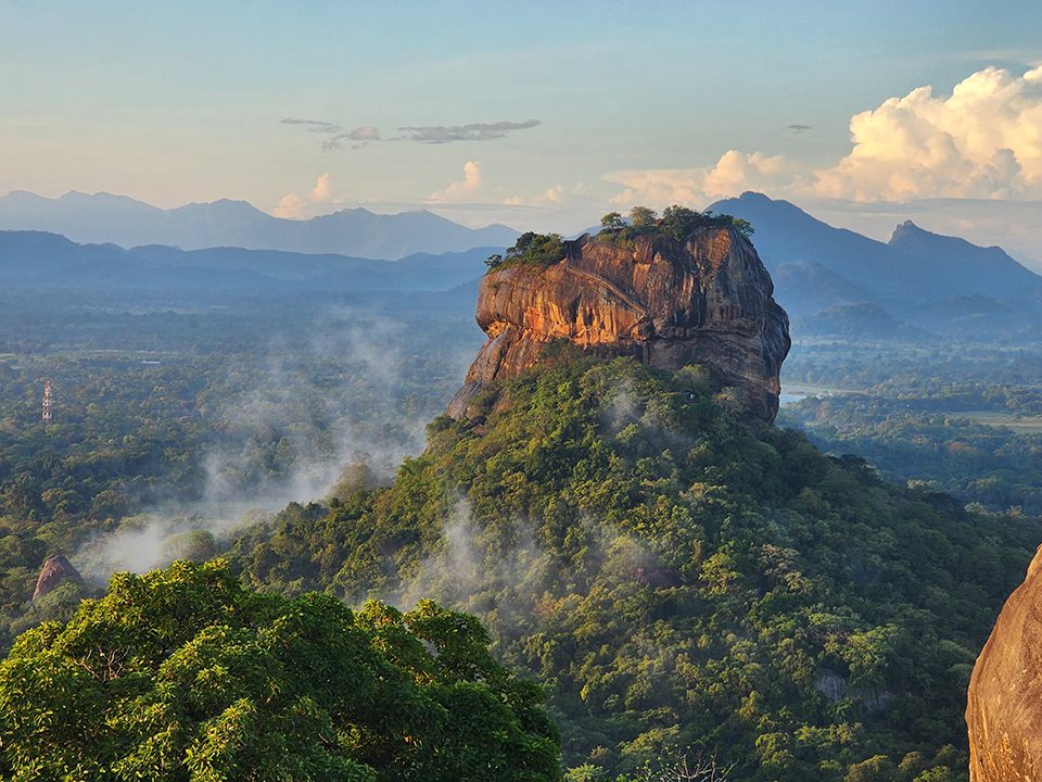 Sigiriya rock 🪨 from sri Lenka and sky views